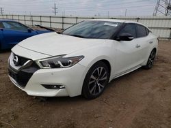 Salvage cars for sale at Elgin, IL auction: 2017 Nissan Maxima 3.5S