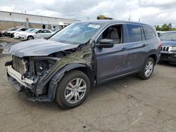 Honda salvage cars for sale: 2017 Honda Pilot LX