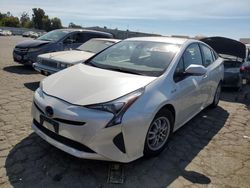 Salvage cars for sale at Martinez, CA auction: 2018 Toyota Prius