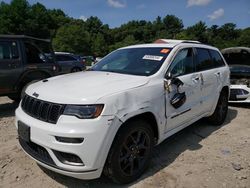 Salvage cars for sale at Mendon, MA auction: 2020 Jeep Grand Cherokee Limited