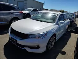 Salvage cars for sale at Martinez, CA auction: 2017 Honda Accord Touring