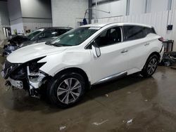 Salvage cars for sale at Ham Lake, MN auction: 2019 Nissan Murano S