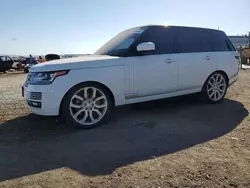 Land Rover salvage cars for sale: 2017 Land Rover Range Rover HSE