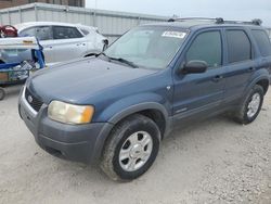 Salvage cars for sale at Kansas City, KS auction: 2001 Ford Escape XLT