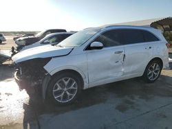 Salvage cars for sale at Grand Prairie, TX auction: 2017 KIA Sorento SX