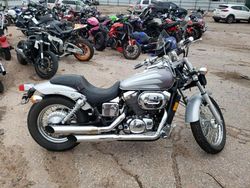 Salvage motorcycles for sale at Colorado Springs, CO auction: 2002 Honda VT750 DC