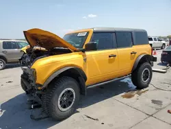 Salvage cars for sale at Grand Prairie, TX auction: 2022 Ford Bronco Base