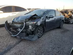 Salvage cars for sale at Tucson, AZ auction: 2015 Honda Civic EXL