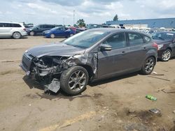 Salvage cars for sale at Woodhaven, MI auction: 2014 Ford Focus SE