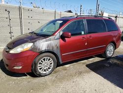 Salvage cars for sale at Los Angeles, CA auction: 2008 Toyota Sienna XLE