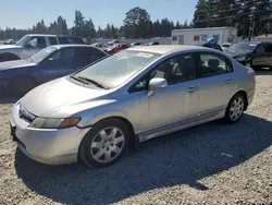 Vehiculos salvage en venta de Copart Graham, WA: 2006 Honda Civic LX