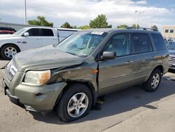 Salvage cars for sale from Copart Littleton, CO: 2007 Honda Pilot EXL