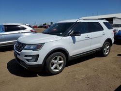 Ford Explorer salvage cars for sale: 2017 Ford Explorer XLT