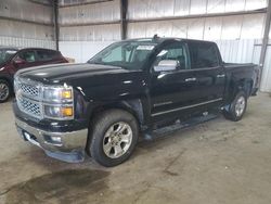 Salvage trucks for sale at Des Moines, IA auction: 2015 Chevrolet Silverado K1500 LTZ