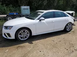 Salvage cars for sale at North Billerica, MA auction: 2024 Audi A4 Premium Plus 45