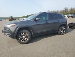 Jeep salvage cars for sale: 2017 Jeep Cherokee Trailhawk