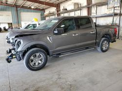 Salvage cars for sale at Eldridge, IA auction: 2021 Ford F150 Supercrew