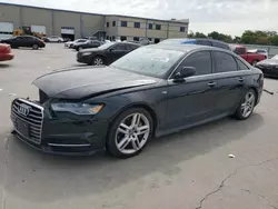 2016 Audi A6 Premium Plus en venta en Wilmer, TX