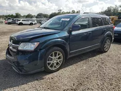 Salvage cars for sale at Riverview, FL auction: 2015 Dodge Journey SXT