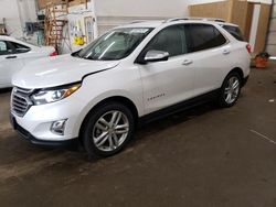 Salvage cars for sale at Ham Lake, MN auction: 2019 Chevrolet Equinox Premier