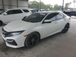 Honda salvage cars for sale: 2020 Honda Civic Sport Touring