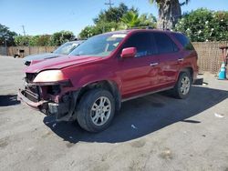 Salvage cars for sale at San Martin, CA auction: 2005 Acura MDX Touring