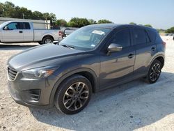 Salvage cars for sale at New Braunfels, TX auction: 2016 Mazda CX-5 GT