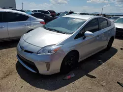 Salvage cars for sale at Tucson, AZ auction: 2015 Toyota Prius