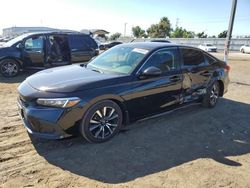 Salvage cars for sale at San Diego, CA auction: 2022 Honda Civic EX