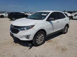 Salvage cars for sale at Houston, TX auction: 2019 Chevrolet Equinox LS