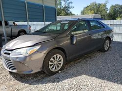 Salvage cars for sale at Augusta, GA auction: 2016 Toyota Camry LE