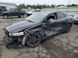 Salvage cars for sale at Pennsburg, PA auction: 2016 Ford Fusion SE