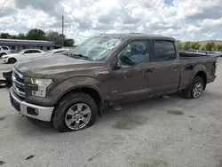 Salvage trucks for sale at Orlando, FL auction: 2015 Ford F150 Supercrew