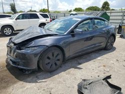 Salvage cars for sale at Miami, FL auction: 2024 Tesla Model 3