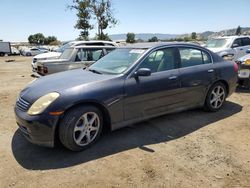 Salvage cars for sale from Copart San Martin, CA: 2004 Infiniti G35