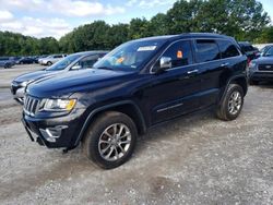 Salvage cars for sale at North Billerica, MA auction: 2015 Jeep Grand Cherokee Limited