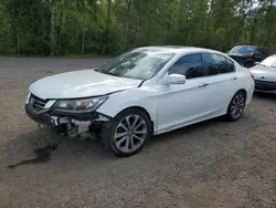 Honda salvage cars for sale: 2015 Honda Accord Sport