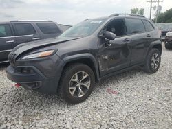 Salvage cars for sale at Wayland, MI auction: 2016 Jeep Cherokee Trailhawk