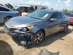 Salvage cars for sale at Elgin, IL auction: 2017 Honda Accord LX