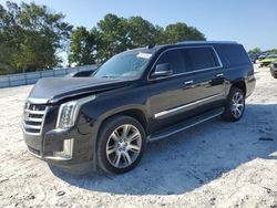 Salvage cars for sale at Loganville, GA auction: 2016 Cadillac Escalade ESV Luxury