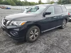 Salvage cars for sale at Grantville, PA auction: 2017 Nissan Pathfinder S