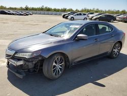 Salvage cars for sale at Fresno, CA auction: 2017 Acura TLX