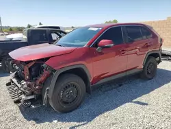 Salvage cars for sale at Mentone, CA auction: 2022 Toyota Rav4 LE