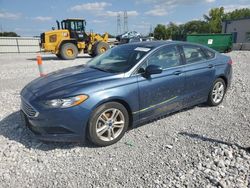 Salvage cars for sale at Barberton, OH auction: 2018 Ford Fusion SE