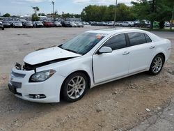 Chevrolet Malibu ltz salvage cars for sale: 2012 Chevrolet Malibu LTZ