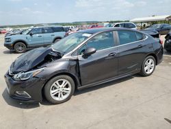 Salvage cars for sale at Grand Prairie, TX auction: 2017 Chevrolet Cruze LT