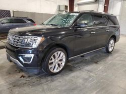 Ford salvage cars for sale: 2018 Ford Expedition Max Limited