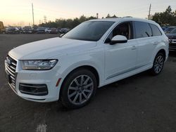 Salvage cars for sale at Denver, CO auction: 2018 Audi Q7 Prestige