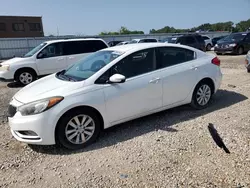 Salvage cars for sale at Kansas City, KS auction: 2014 KIA Forte EX