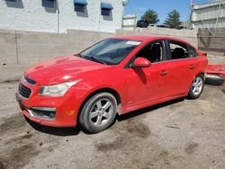 Salvage cars for sale at Albuquerque, NM auction: 2015 Chevrolet Cruze LT